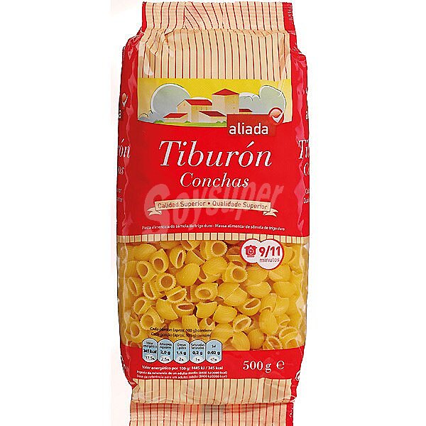 Tiburón/conchas