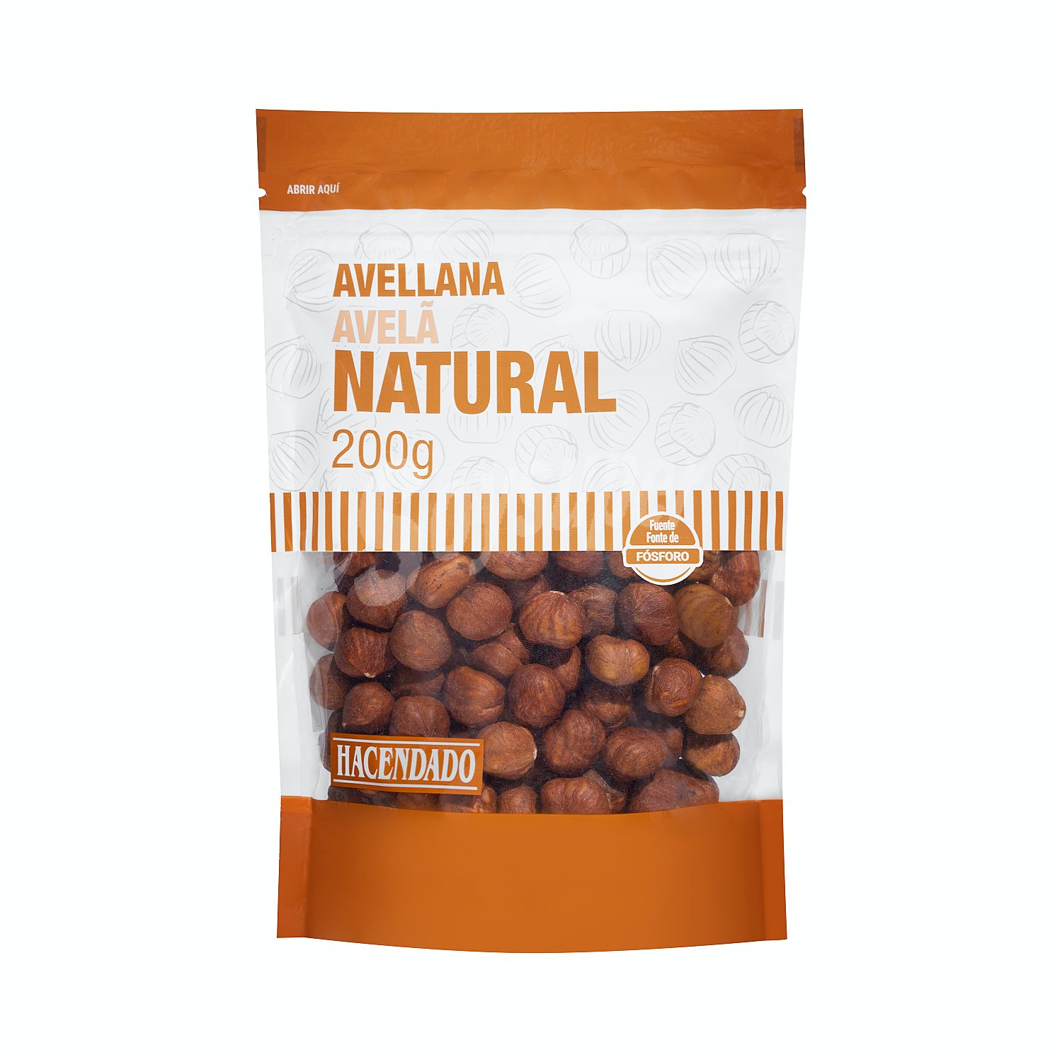 Avellana natural pelada