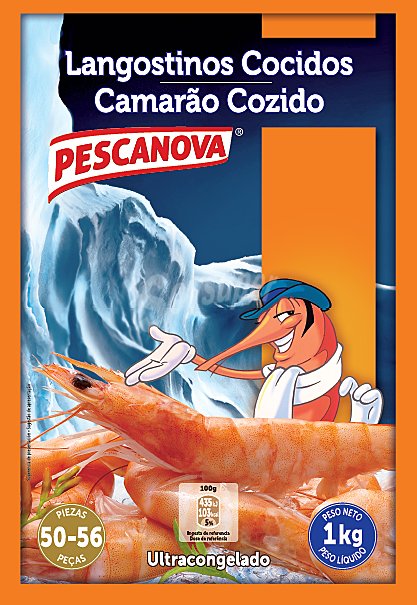 Langostino cocido ultracongelado