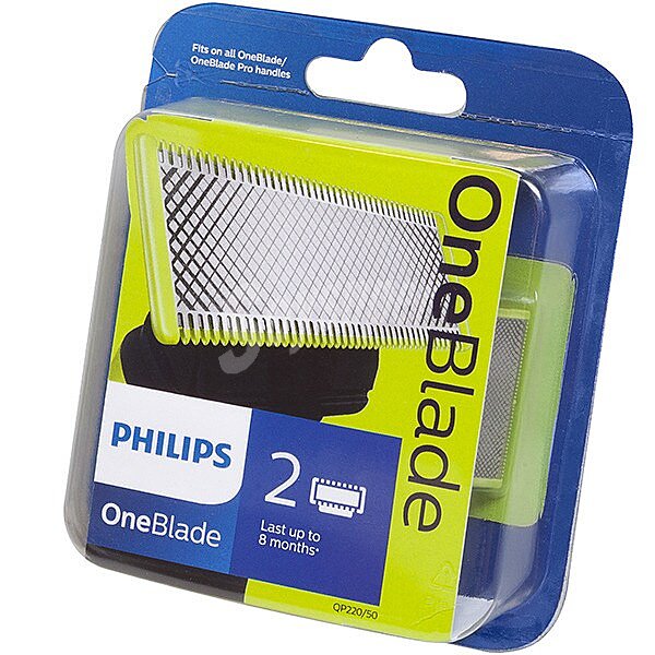 Recambio recortador de barba One Blade QP220/50 cuchillas extraíble recorta perfila y afeita