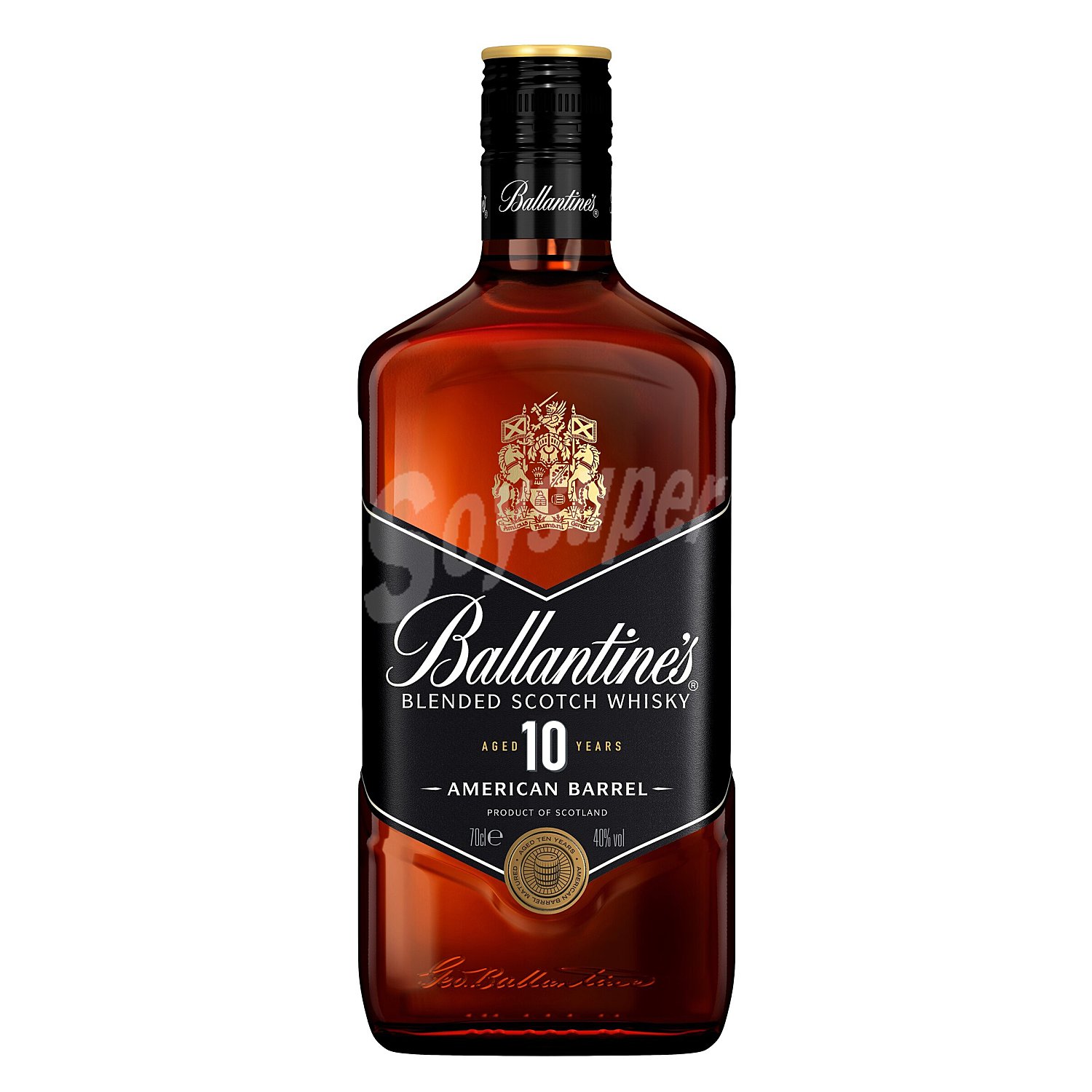 Whisky escocés blended 10 años botella 70 cl