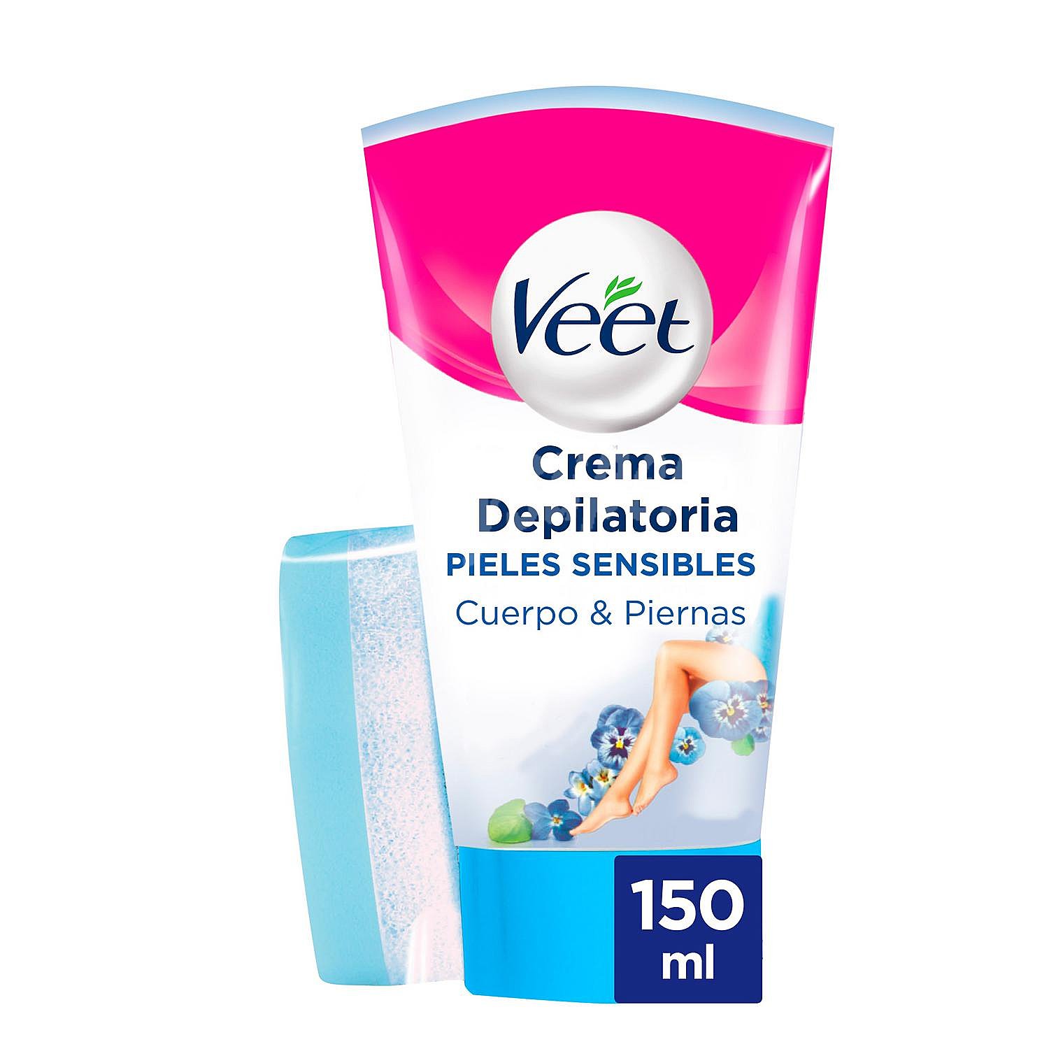 Crema depilatoria de ducha, para cuerpo y piernas, especial pieles sensibles