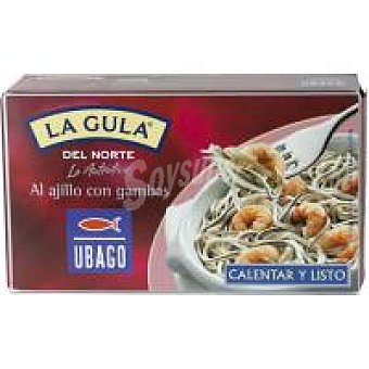 Gulas con gambas