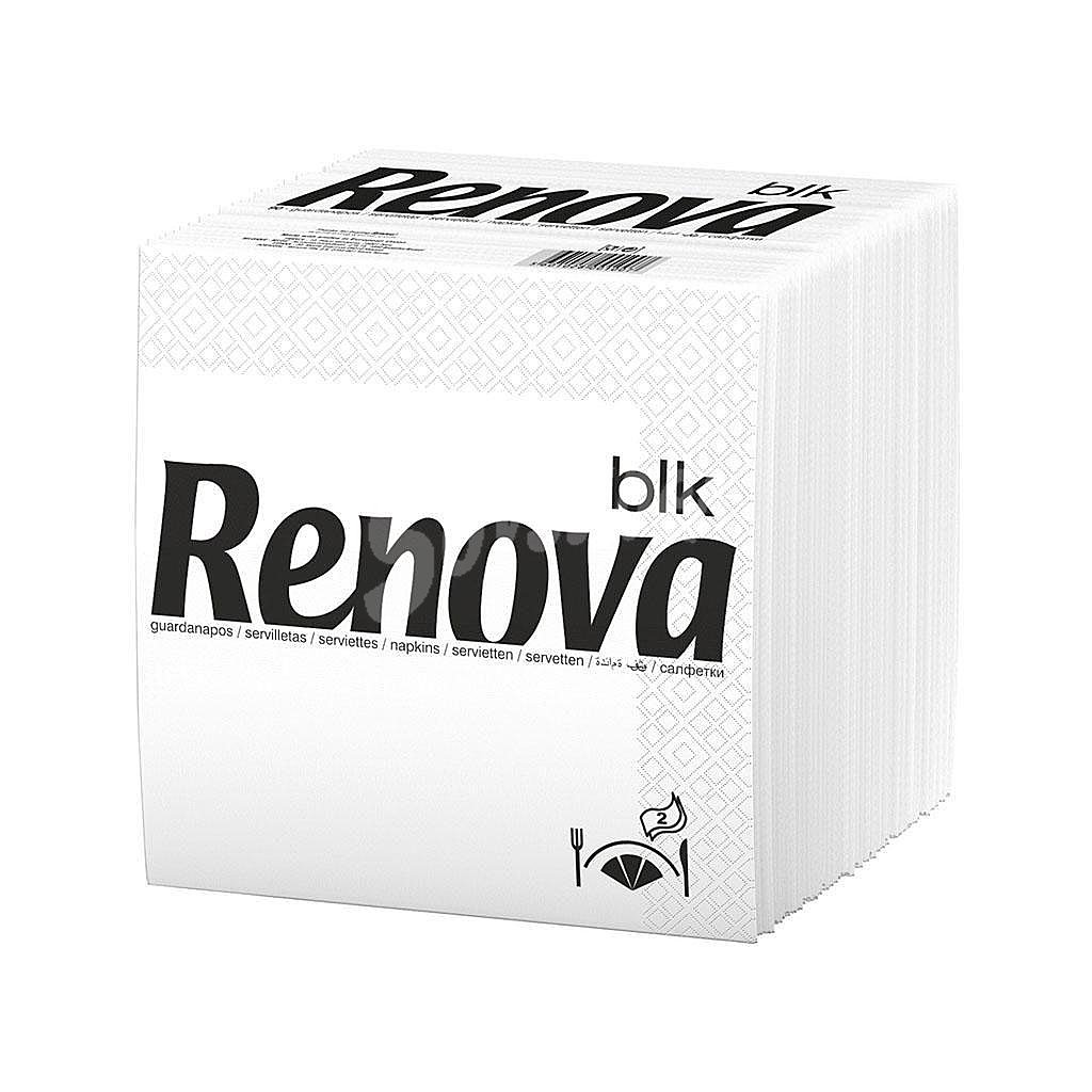 Set de Servilletas 2 capas de Celulosa renova Cocktail 90pz - Blancas