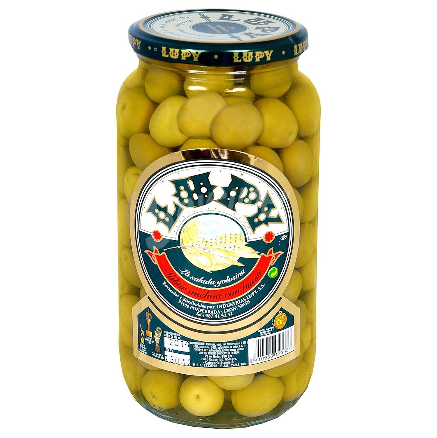 Aceitunas sabor anchoa