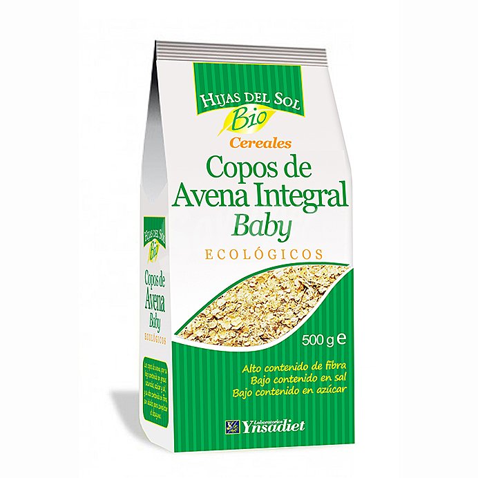 Copos de avena baby ecológicos