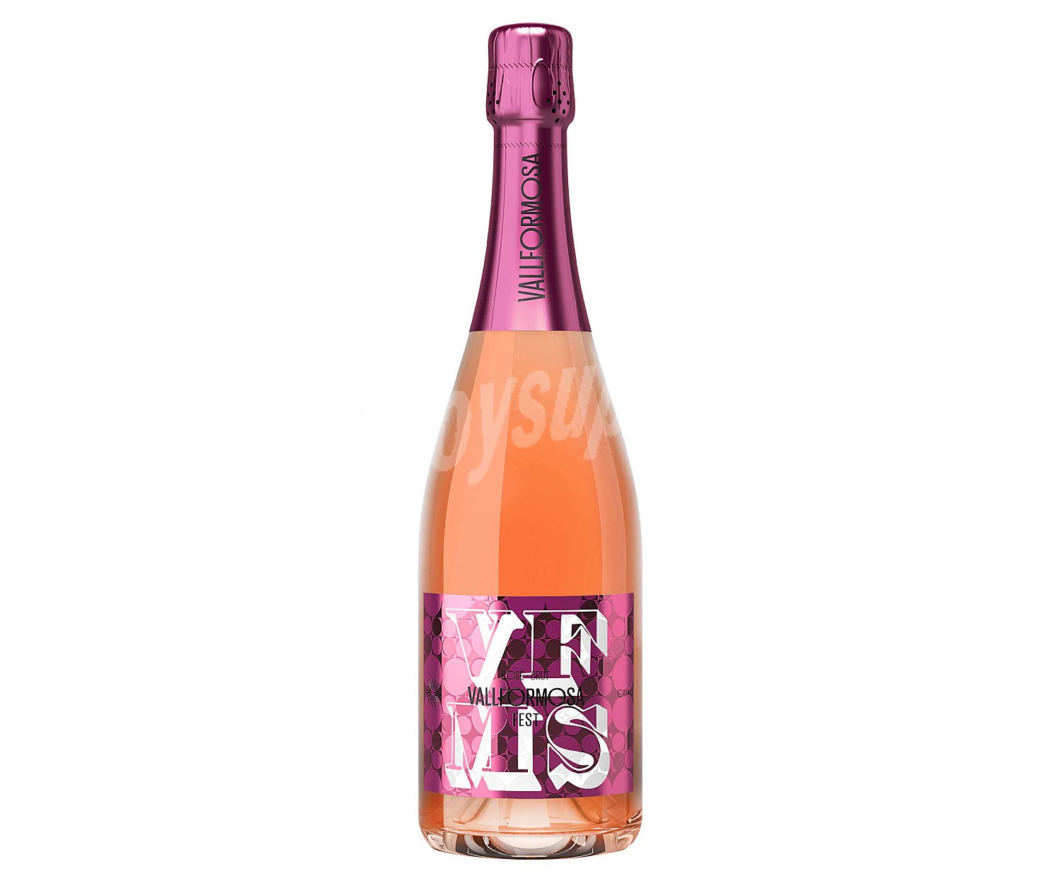 Cava brut rosado, elaborado según el método tradicional fest