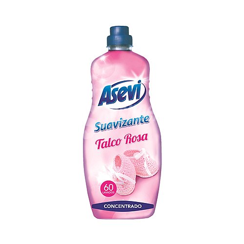 Asevi Suavizante concentrado aroma a talco rosa asevi 60 lav