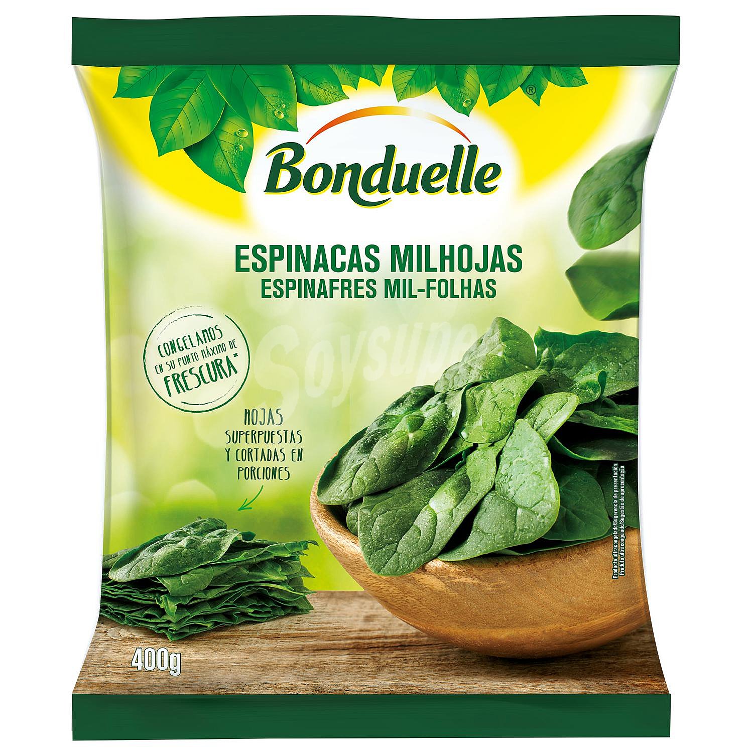 Espinacas Milhojas Bonduelle