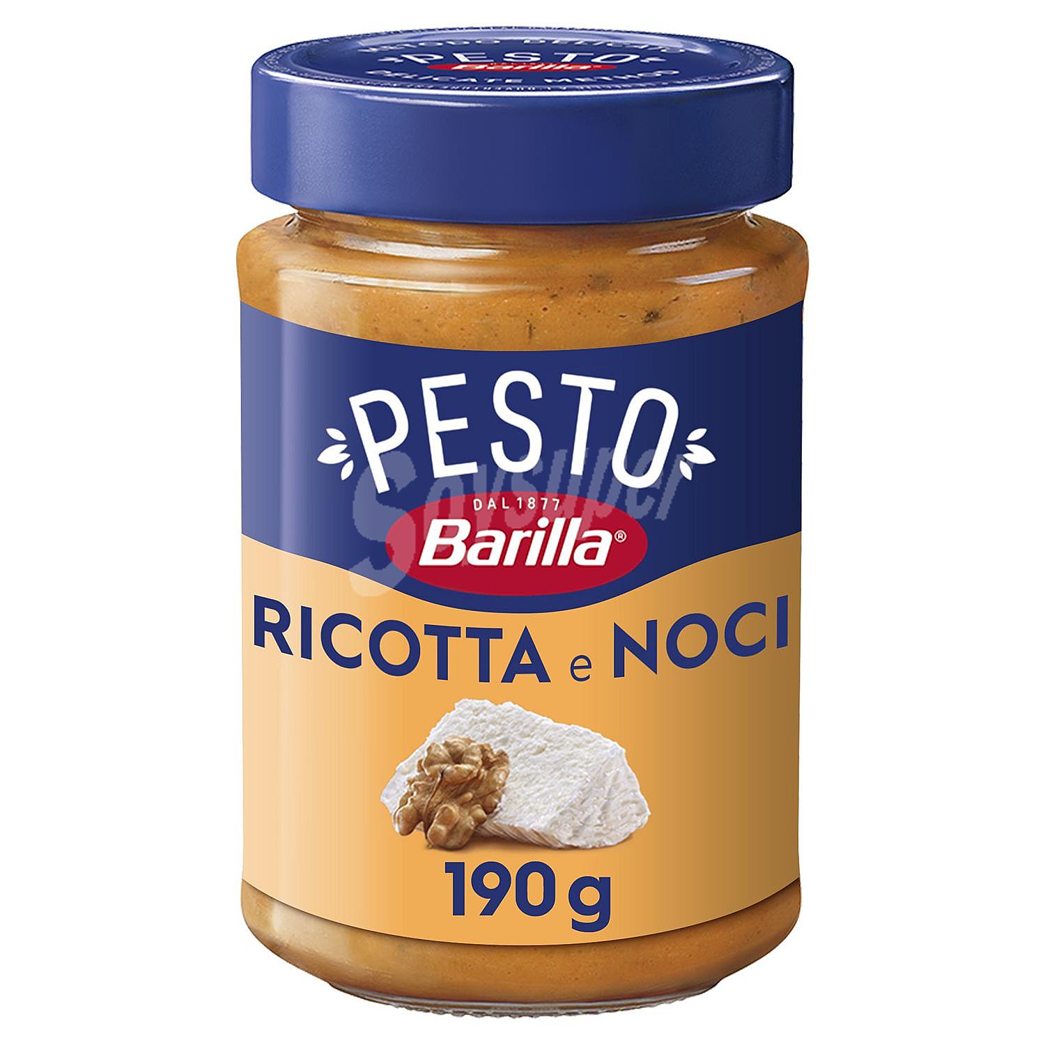 Salsa pesto siciliana Barilla sin gluten