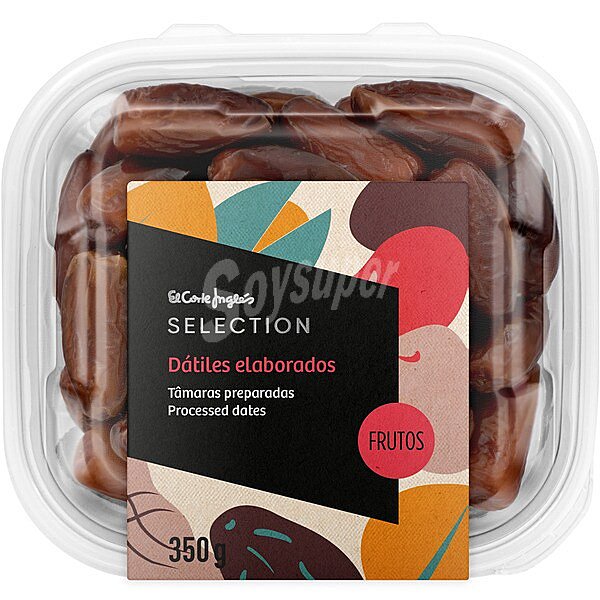 Dátiles elaborados tarrina 350 g