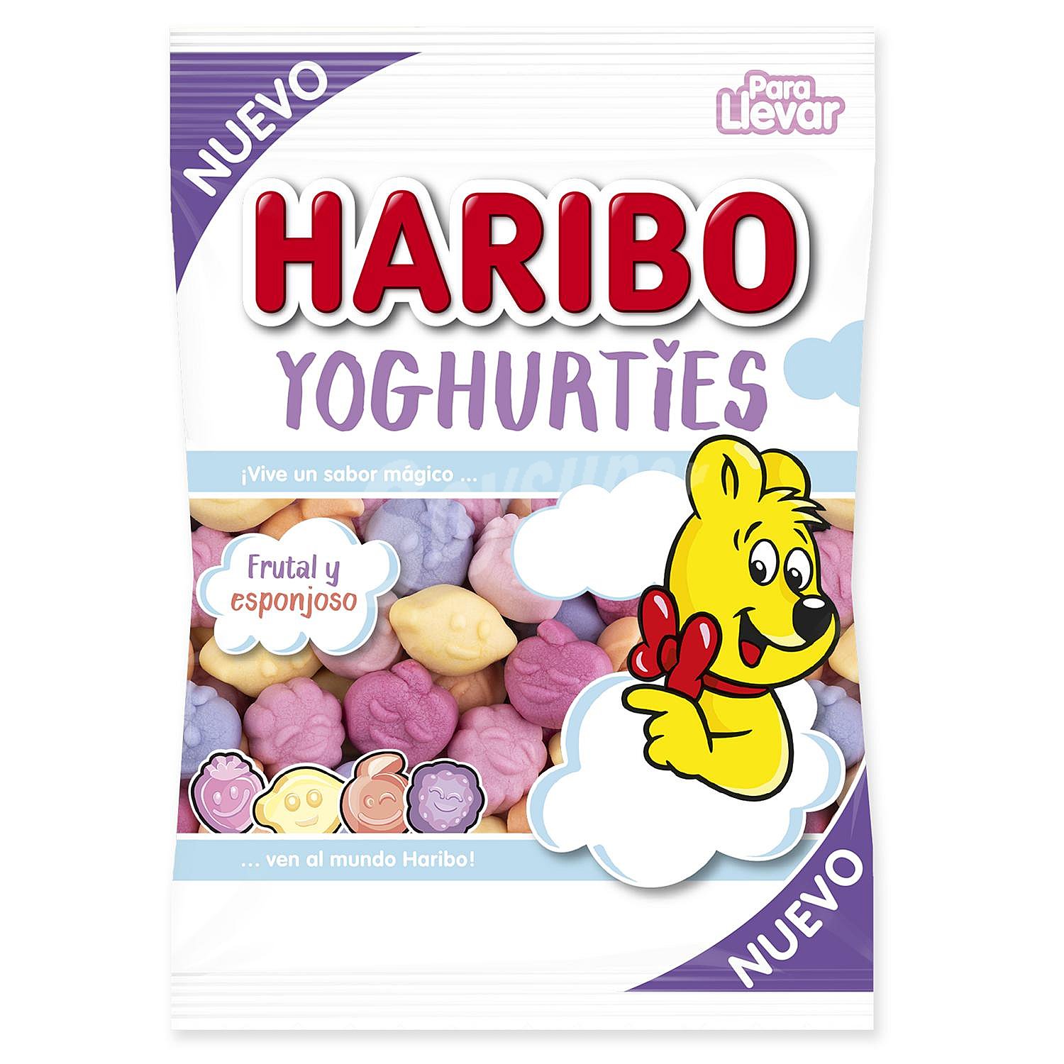 Caramelos de goma sabor frutas Yoghurties