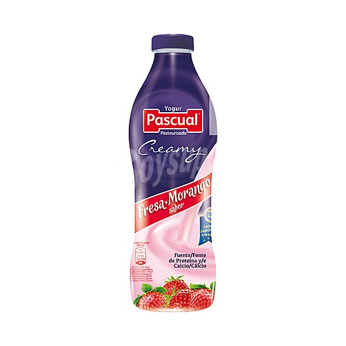 Pascual Yogur líquido cremoso para beber con sabor a fresa pascual