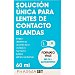 Solución única para lentes de contacto blandas frasco 60 ml formato viaje + portalentillas