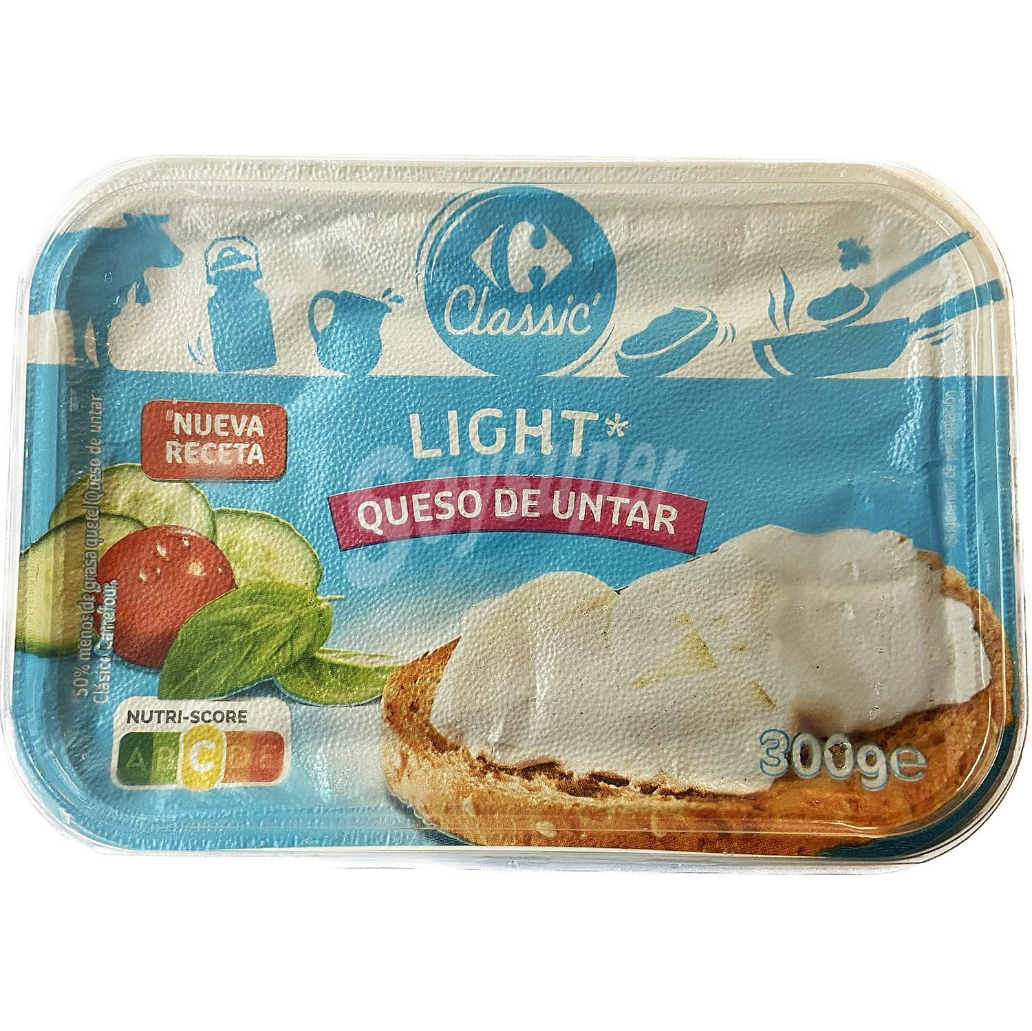 Queso de untar light Classic´ Carrefour