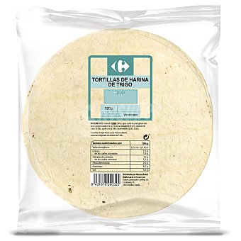 Tortillas de harina de trigo Carrefour