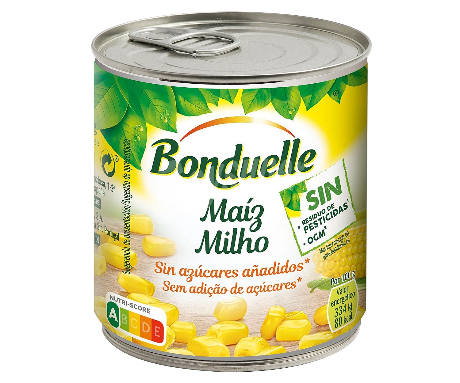 Bonduelle Maíz dulce sin azúcares añadidos bonduelle