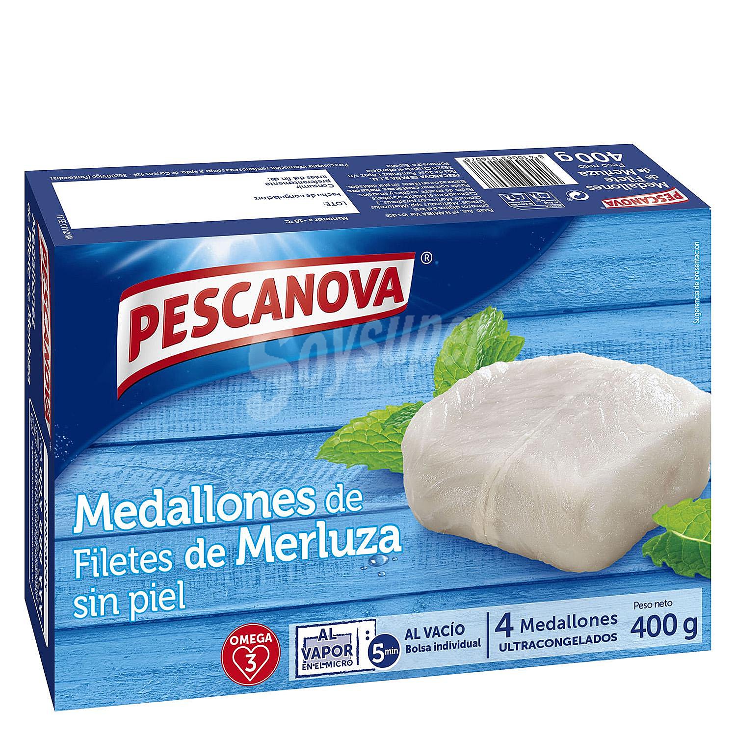 Medallones de merluza pescanova