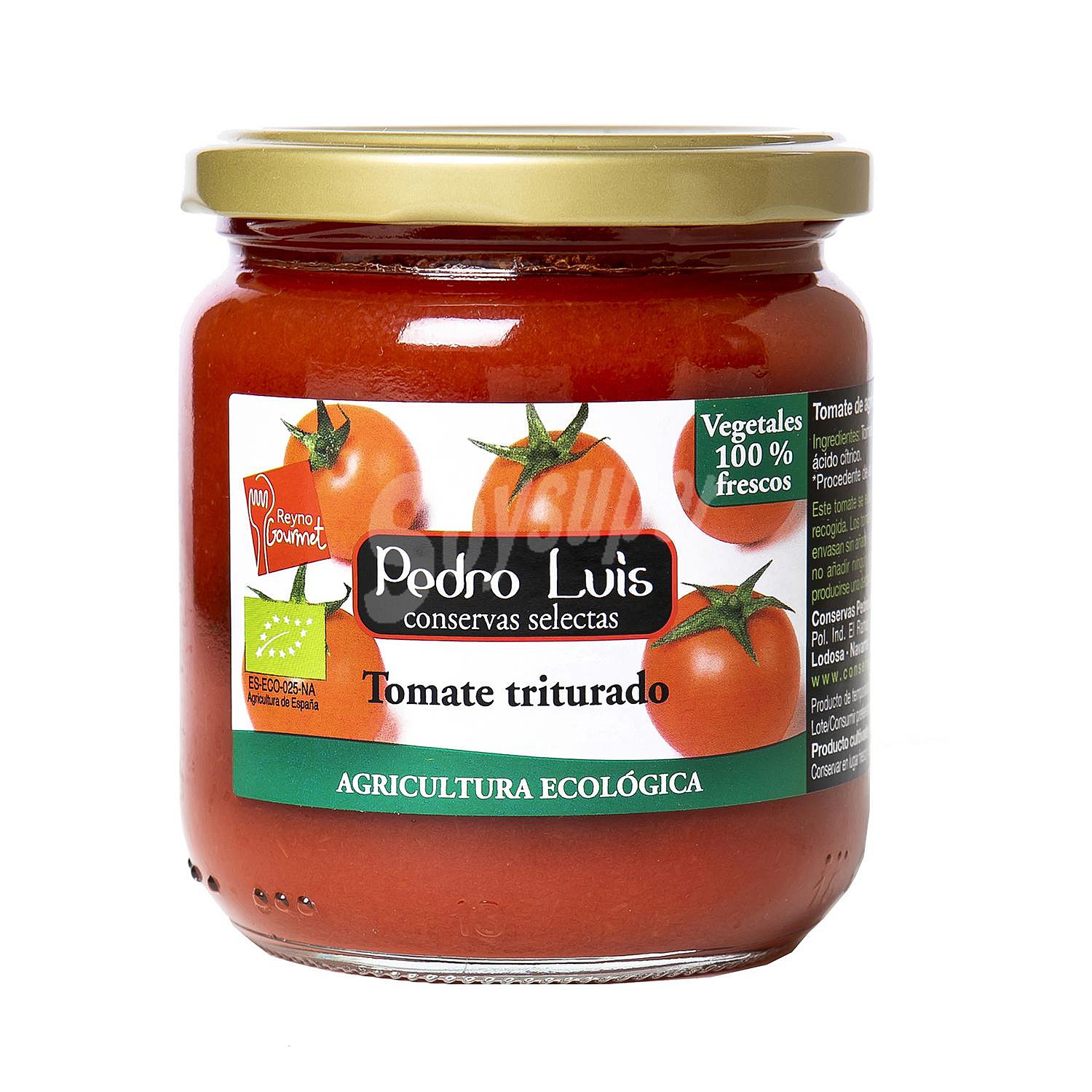 Tomate triturado ecológico Pedro Luis