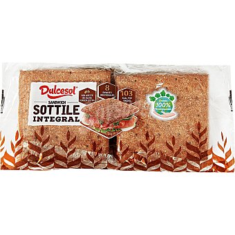 Dulcesol Pan sándwich integral sottile dulcesol