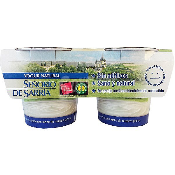 Yogur natural sin aditivos