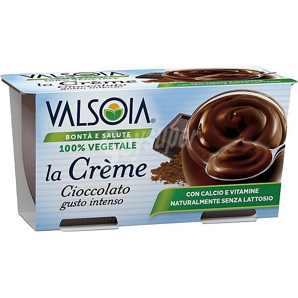 Bontá e Salute La Crème postre de soja al chocolate intenso