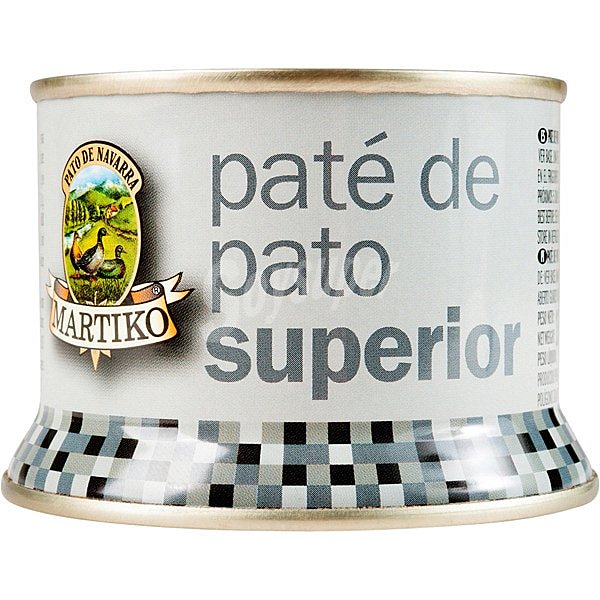 Paté de hígado de pato superior