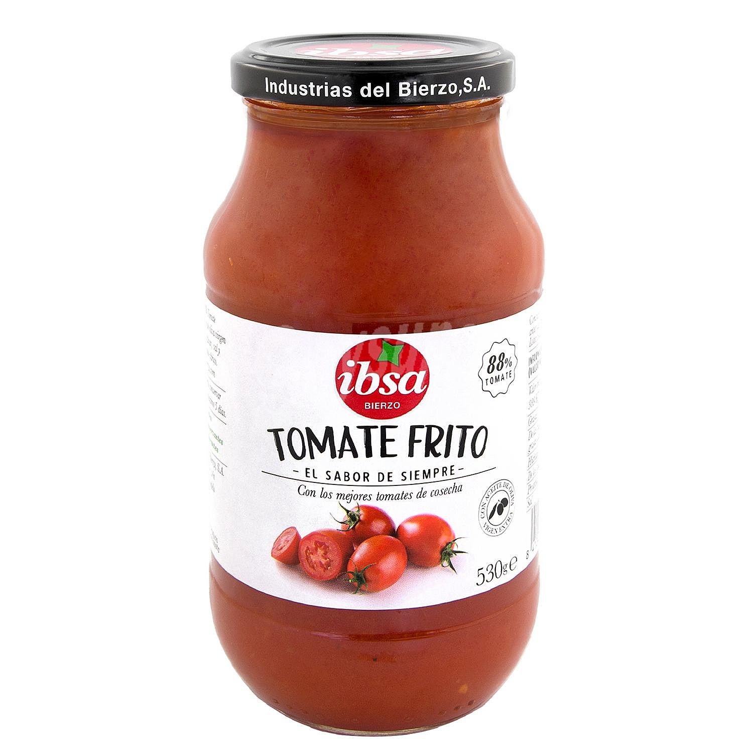 Tomate frito con aceite de oliva virgen extra Ibsa Bierzo sin gluten