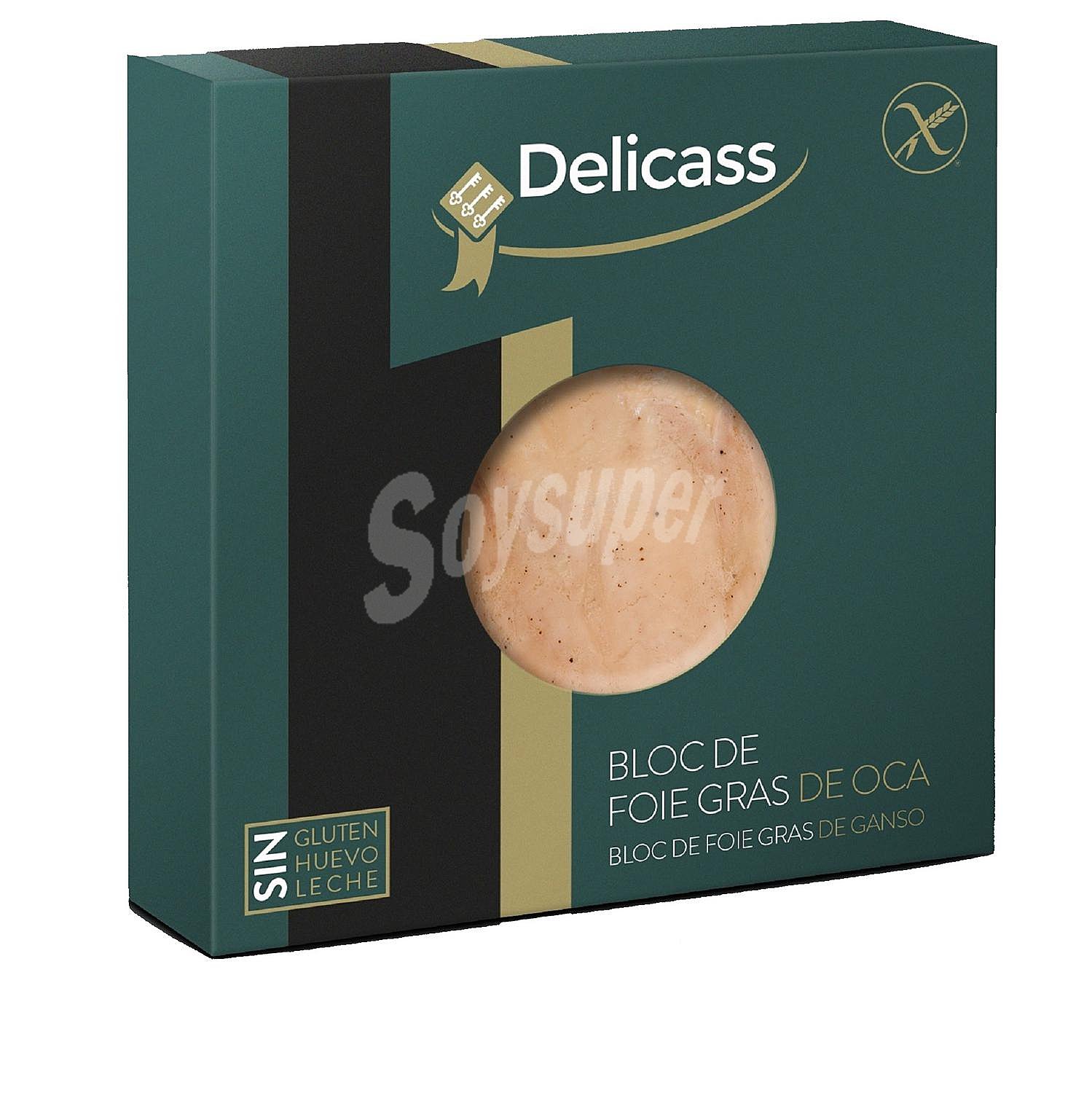 Foie gras de oca Delicass sin gluten