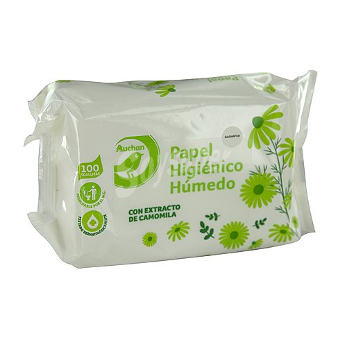 Producto económico alcampo Papel higiénico húmedo con extracto de camomila producto económico alcampo