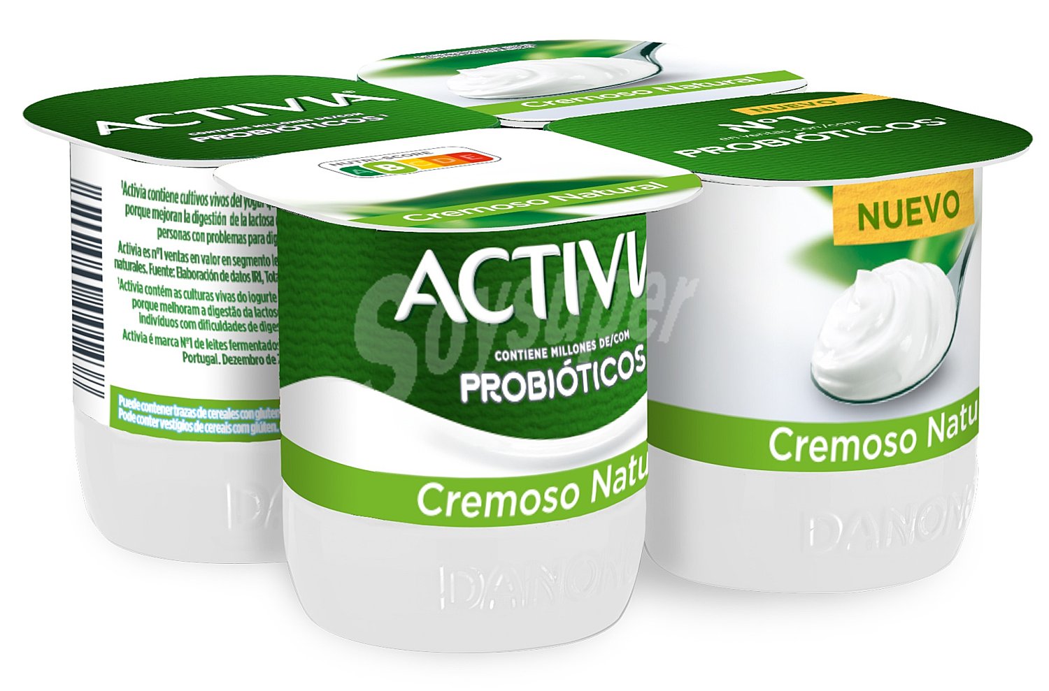 Bífidus con probióticos cremoso natural Cremoso de Danone