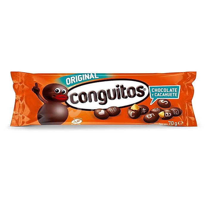 Cacahuete cubierto de chocolate Conguitos sin gluten