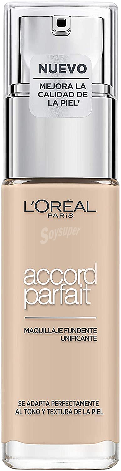 Maquillaje Accord Parfait nº 1R Ivoire l'oréal