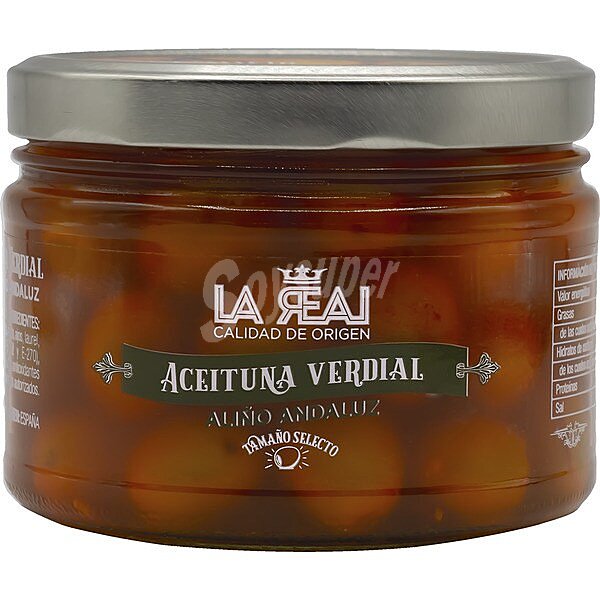 Aceitunas verdial aliño andaluz