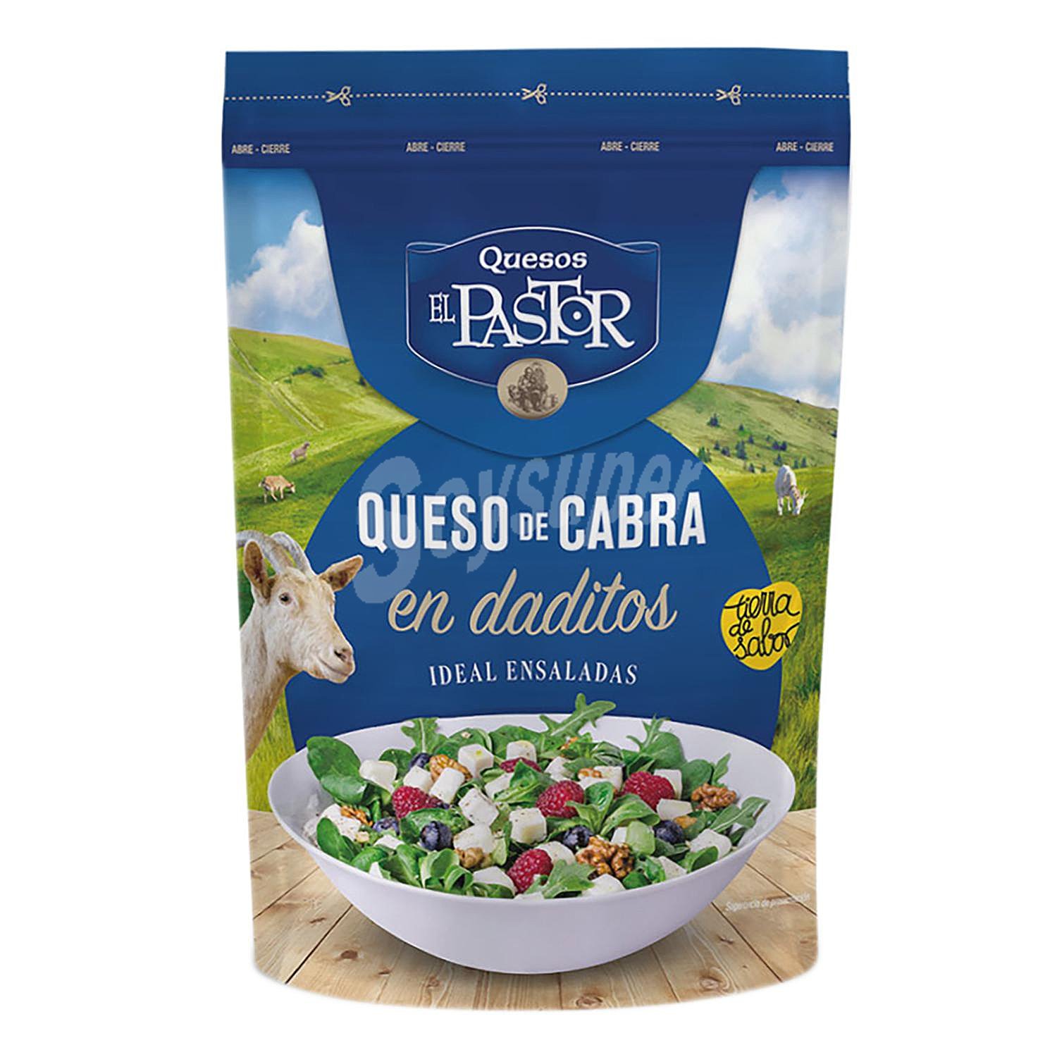 Queso de cabra en dados El Pastor