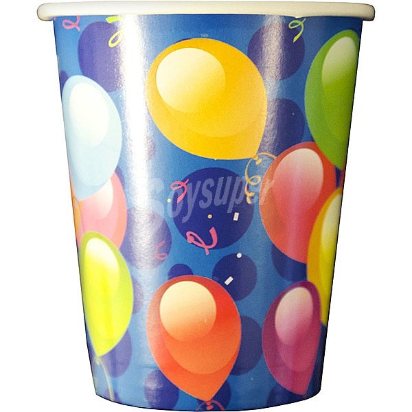 Vasos Balloons 25 cl festa