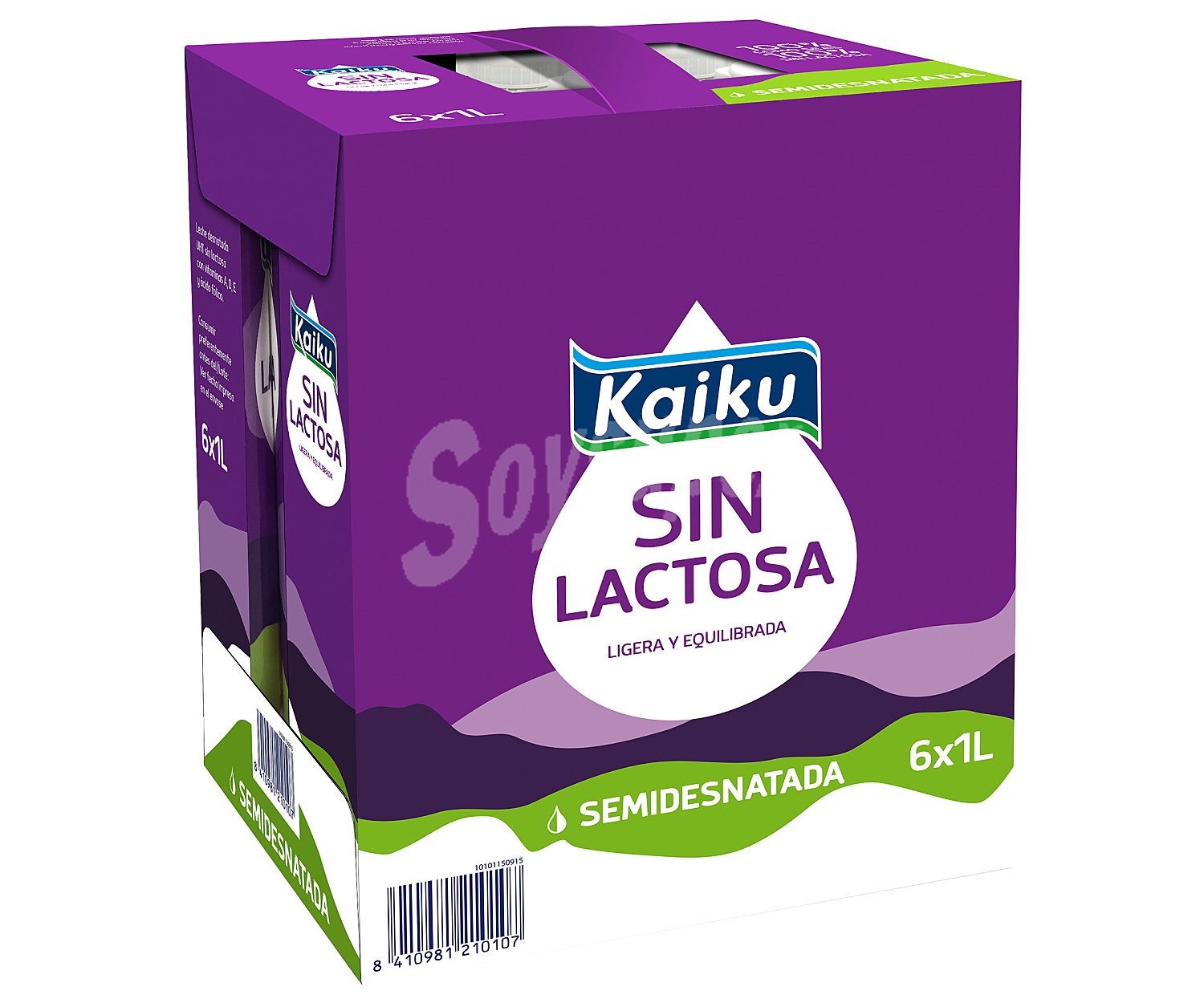 Kaiku Leche semidesnatada de vaca, sin lactosa kaiku