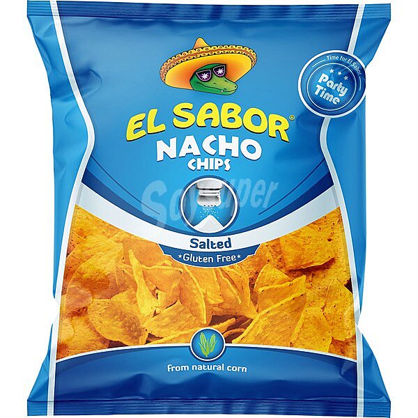 Nacho chips salado sin gluten