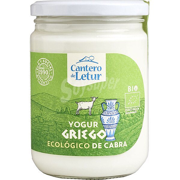 Yogur griego de cabra natural ecológico