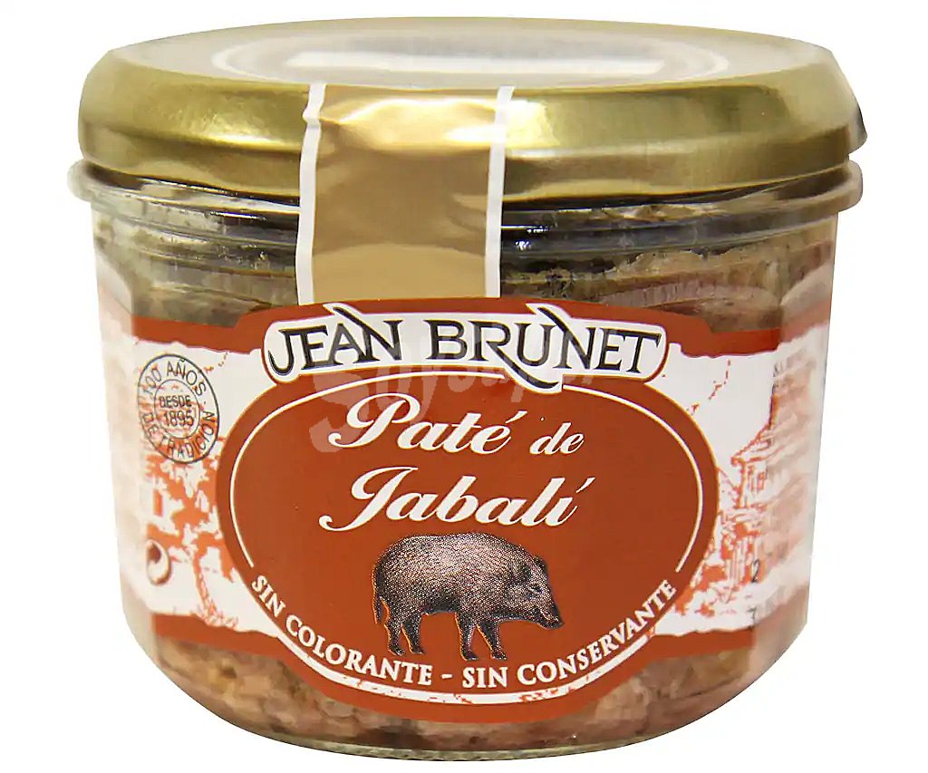 Paté de carne de jabalí