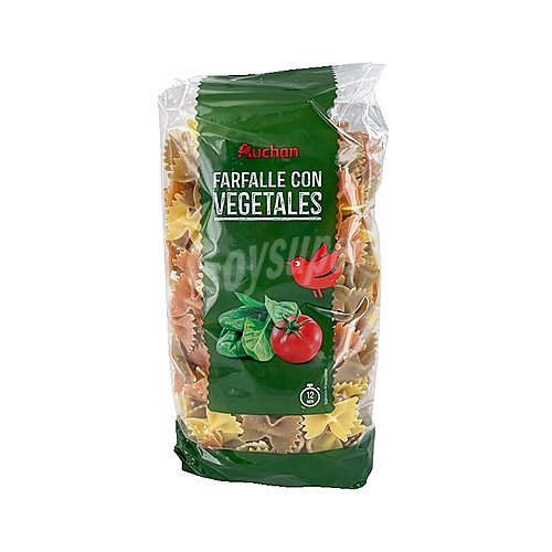 Producto alcampo Pasta Farfalle, con vegetales producto alcampo