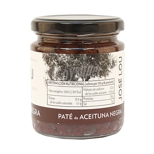 José LOU Patè de aceitunas negras josè LOU