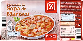 DIA preparado sopa de marisco