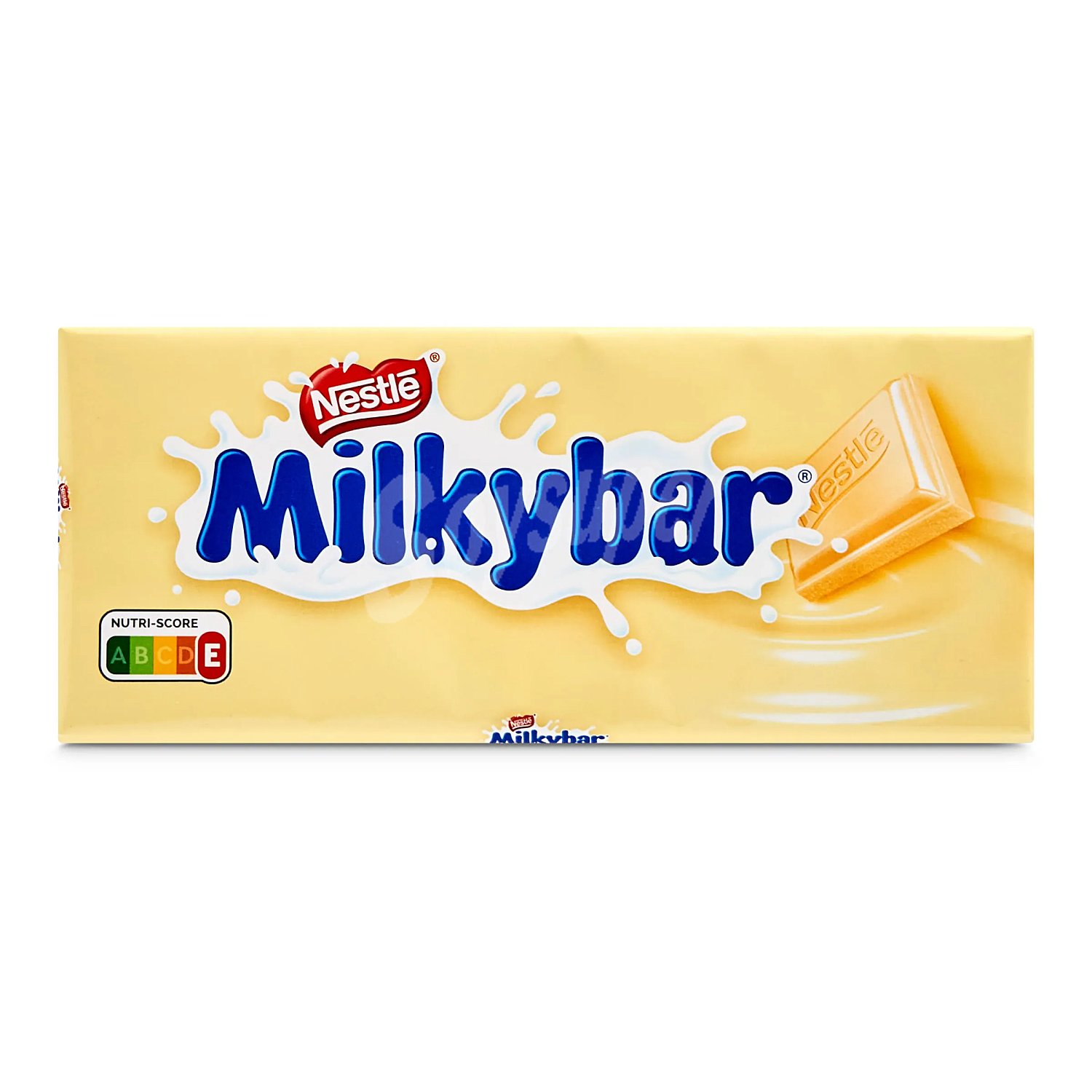 Chocolate blanco en tableta de 6 porciones, nestlé milkybar