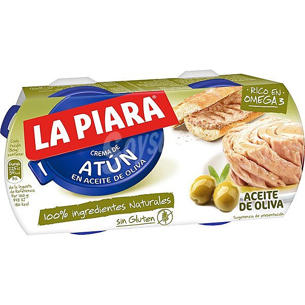 Paté de atún en aceite de Oliva La Piara