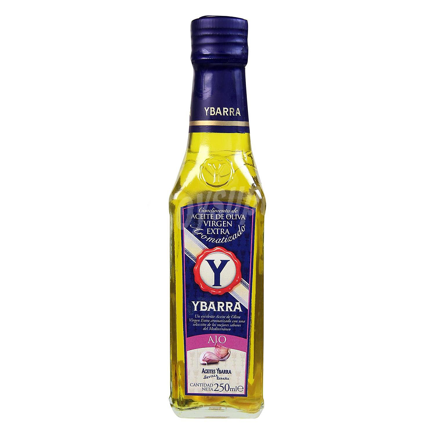 Aceite de oliva virgen extra aromatizado con ajo