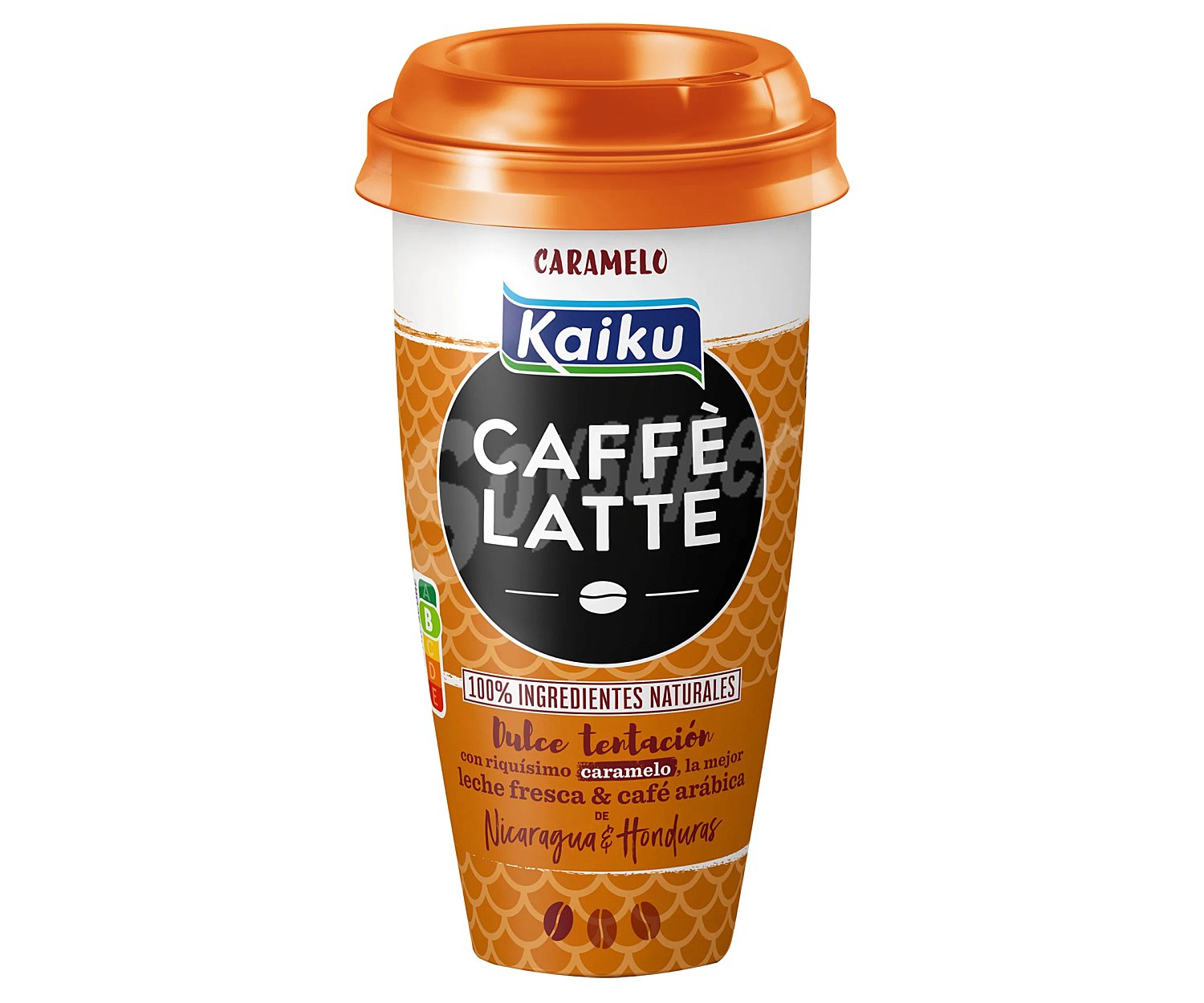 Kaiku Bebida de café arábica de Nicaragua y Honduras con caramelo kaiku Caffé latte