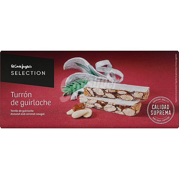 Turrón de guirlache sin gluten Calidad Suprema selection