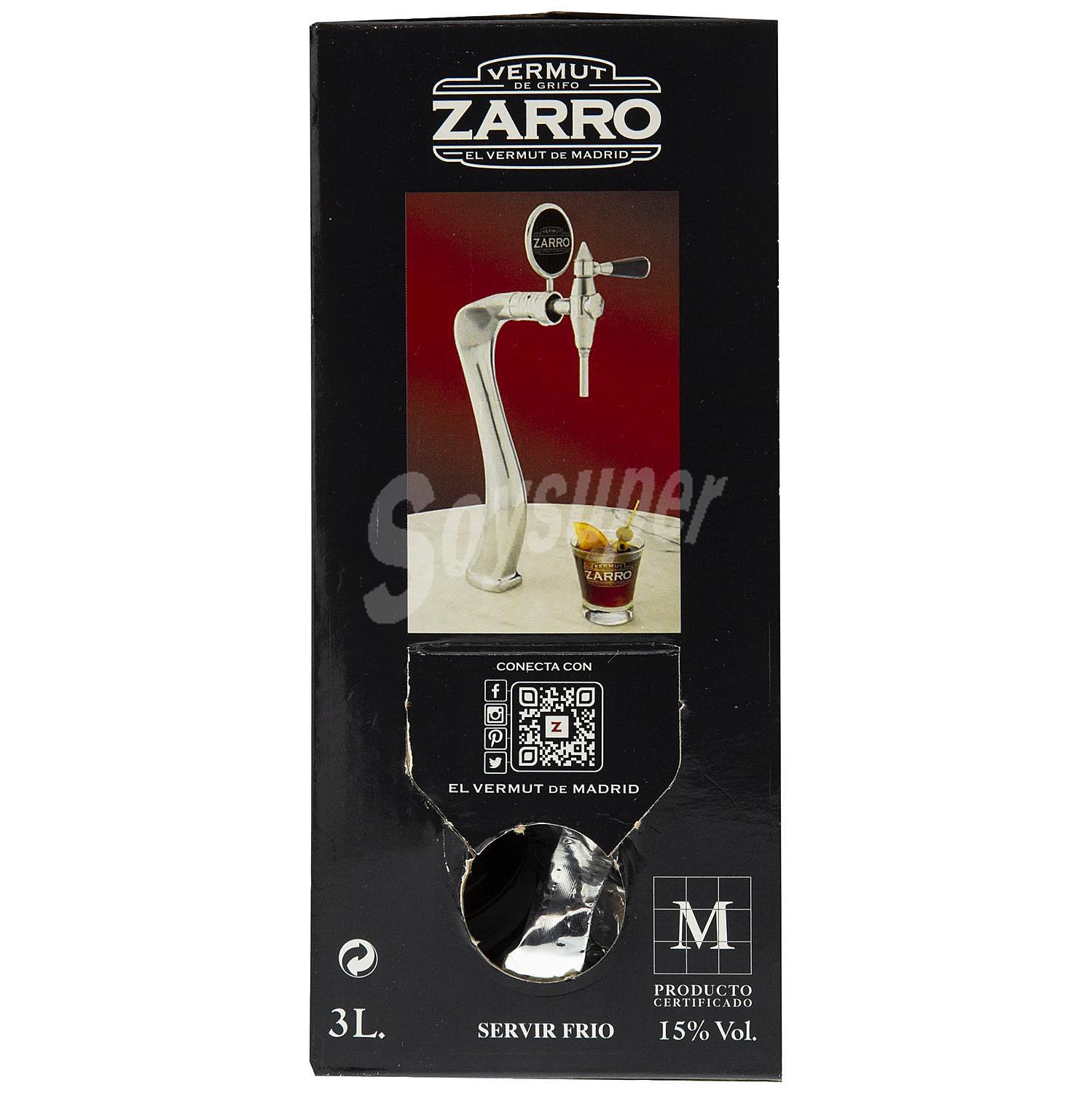 Vermouth rojo de grifo zarro box