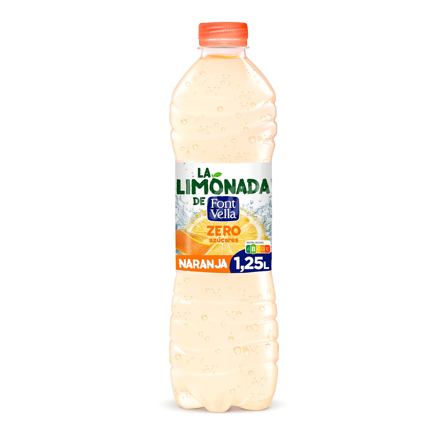 Agua mineral La Limonada naranja zero azúcares